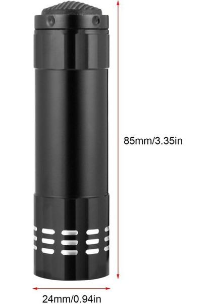 Ma Klasik 9 LED Alüminyum El Feneri Lambası Küçük El Feneri Acil Kamp (Yurt Dışından) fırsatları