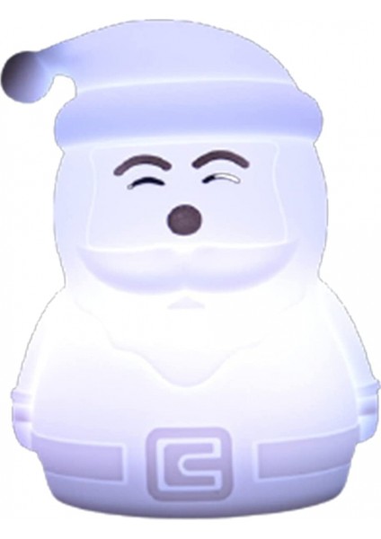 LED Gece Lambaları, Karikatür Hayvan Çocuk Işık Rengi Değişen Silikon Anaokulu Işık Yaratıcı Başucu Lamba Şarj Edilebilir Kablosuz Gece Lambası Bebek Beyaz (Yurt Dışından)
