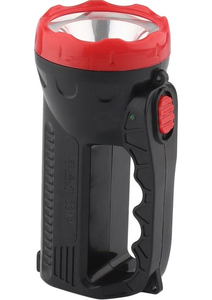 Dış Mekan LED Parlak Şarj Güçlü Işık El Feneri Torch Işığı Bir Lamba Kafa-Siyah ve Kırmızı (Yurt Dışından) indirimleri