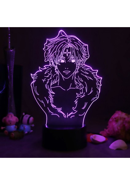 3D Gece Aydınlatması, 16 Renk Değiştirme Işık Uzaktan Kumandalı Hayvan Oyuncakları Yatak Odası Ev Dekoru (HUNTER-001) (Yurt Dışından)