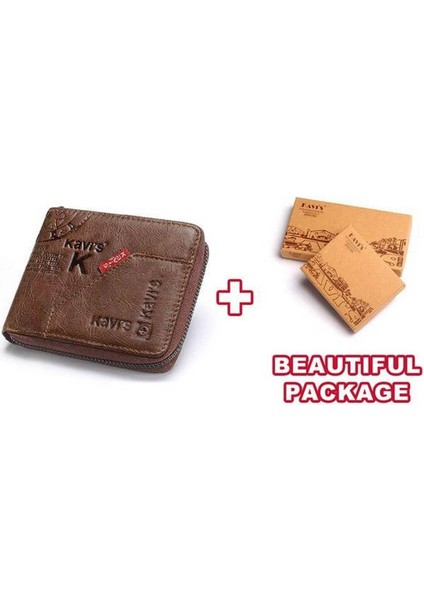 1 Deri Cüzdan Coin Çanta Erkek Cuzdan Küçük Cüzdan Mini Portföy Vallet Perse Kart Sahibinin (Yurt Dışından)