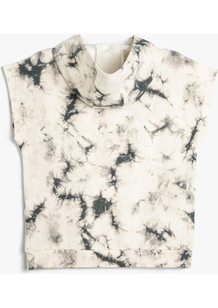 Kapşonlu Atlet Mevsimlik Batik Desenli Kanguru Cepli Pamuklu fiyatları