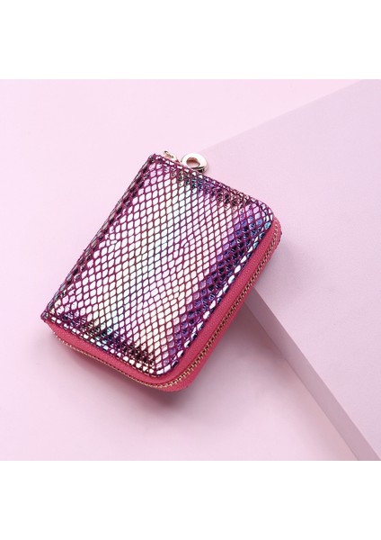 Adet 2022 Yeni Moda Kadın Engelleme Fermuarlı Cüzdan Seyahat Yolculuk Kimlik Kartı Tutucu Organizatör Mini Bozuk Para Cüzdanı Kısa Payetler Çanta Kılıfı (Yurt Dışından) fırsatları