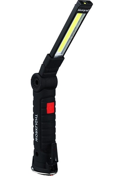 Cob LED Çalışma Işığı USB LED Işık 360 Derece Döndür 5 Aydınlatma Modu + Manyetik Taban + Kanca Muayene Çalışma Işığı 2 Adet (L + S) ， Çalışma Işığı (Yurt Dışından) indirimleri