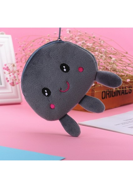 Yumuşak Peluş Karikatür Kadın Bozuk Para Cüzdanı Sevimli Spaceman Fermuarlı Çocuk Kız Bozuk Para Cüzdanı USB Kablolu Kulaklık Mini Çanta Anahtar Cüzdan (Yurt Dışından) indirimleri