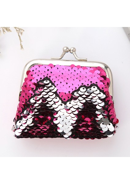 Yfashion Kadın Pullu Toka Mini Bozuk Para Cüzdanı Moda Çizgili Kulaklık Veri Kablosu Saklama Çantası (Yurt Dışından) fırsatları