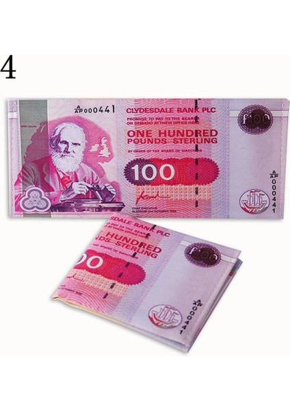 1 * Moda Taşınabilir Katlanır Çanta Tutucu Bozuk Para Cüzdanı Para Desen Kısa (Yurt Dışından)