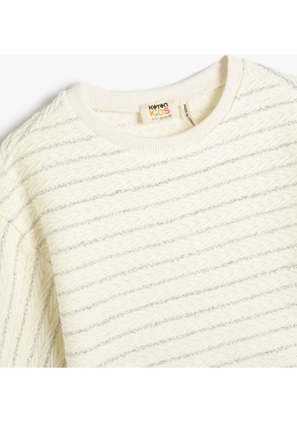 Crop Sweatshirt Uzun Kollu Bisiklet Yaka modelleri