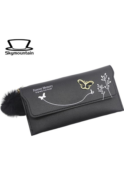 Skymountain Kadın Cüzdan Hafif Peluş Top Çok Fonksiyonlu Kadın Çanta (Yurt Dışından)