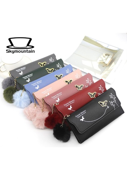Skymountain Kadın Cüzdan Hafif Peluş Top Çok Fonksiyonlu Kadın Çanta (Yurt Dışından) indirimleri