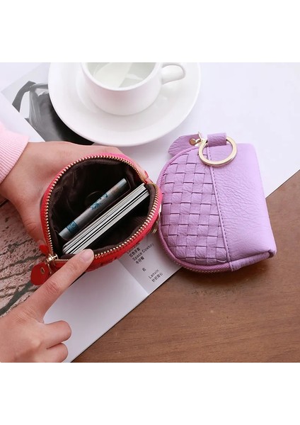 Kadın Cüzdan Mini Pu Deri Kadın Çanta Kart Sahibinin Kısa Bozuk Para Cüzdanı Küçük Cüzdan Çanta Fermuar Anahtarlık El Çantası Çanta (Yurt Dışından) modelleri
