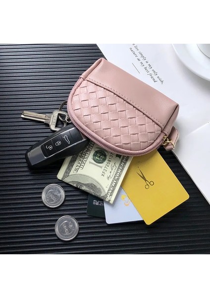 Kadın Cüzdan Mini Pu Deri Kadın Çanta Kart Sahibinin Kısa Bozuk Para Cüzdanı Küçük Cüzdan Çanta Fermuar Anahtarlık El Çantası Çanta (Yurt Dışından) fırsatları