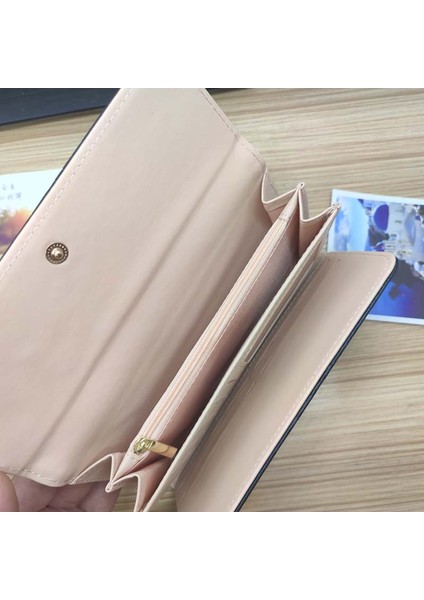 Taş Desen Cüzdan 2022 Büyük Kapasiteli Yeni Uzun Üç Katlı Öğrenci Çantası Moda Basit Kadın Çanta Bayanlar Kartlıklı Çanta (Yurt Dışından) fırsatları