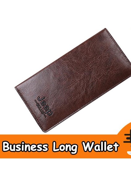 Jeep Moda Erkek Cüzdan Deri Bifold Çanta Iş Marka Tutucu Bozuk Para Çantaları Uzun Cüzdan Debriyaj Erkek Cüzdan (Yurt Dışından) fiyatları