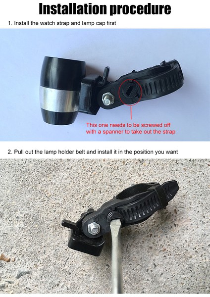 Alüminyum Alaşımlı Döngüsü Ön Işık El Feneri Ön Çatal Gidon Fener Bisiklet Güvenlik Uyarı Lambası (Yurt Dışından) fırsatları