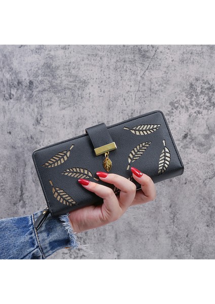 Kadınlar Yeni Kore Uzun Cüzdan Pu Deri Moda Altın Içi Boş Yapraklar Kese Çanta Kadınlar Için Bozuk Para Cüzdanı Kart Sahipleri Debriyaj (Yurt Dışından) fiyatları