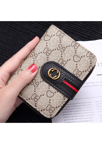 Yfashion Retro Baskı Küçük Cüzdan Kadınlar Için Çoklu Kart Yuvası Bozuk Para Cüzdanı Büyük Kapasiteli Organ Kart Tutucu Çanta (Yurt Dışından) fırsatları