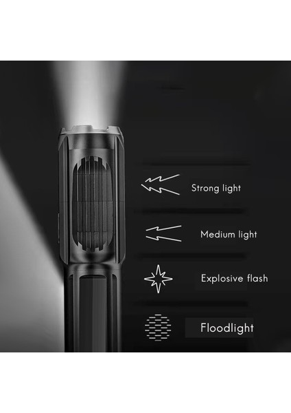 Dış Mekan Güçlü Çift Kaynaklı Flaş Yan USB Doğrudan Şarj A ile Güçlü Flaş (Yurt Dışından) modelleri