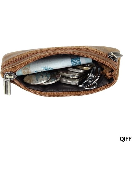 [happytree] Sığır Derisi Ince Bozuk Para Cüzdanı Kadın Bozuk Para Cüzdanı Erkek Fermuar Etrafında Cüzdan Kart Sahibinin (Yurt Dışından) fiyatları