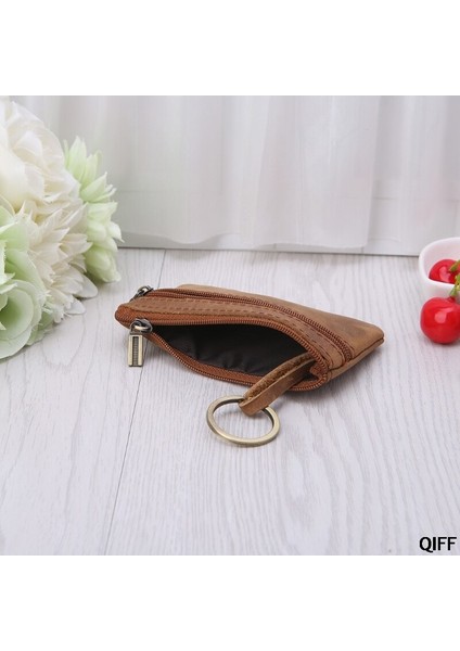 [happytree] Sığır Derisi Ince Bozuk Para Cüzdanı Kadın Bozuk Para Cüzdanı Erkek Fermuar Etrafında Cüzdan Kart Sahibinin (Yurt Dışından) modelleri