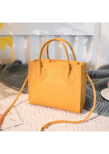 Kadın Timsah Desen Crossbody Çanta Vintage Klasik Katı Stil Omuzdan Askili Çanta Şık Tote Bayan Çanta 2021 (Yurt Dışından) fırsatları