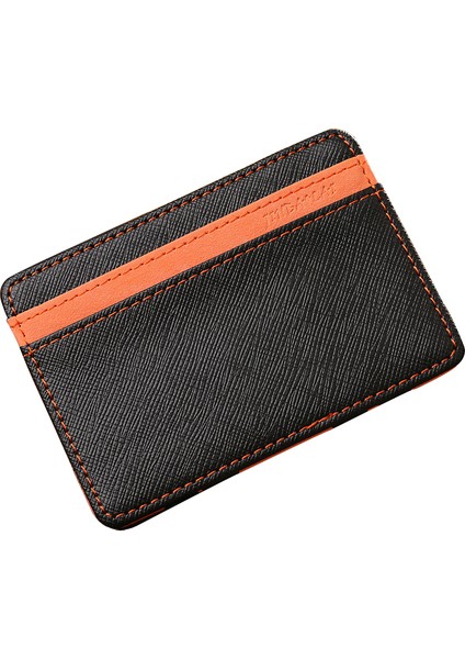 Jınbaolaı Sihirli Erkek Para Klipleri Moda Kadın Cüzdan Erkek Deri Kısa Çantalar 4 Kart Uçları Uni Cüzdan Ince Küçük Çanta (Yurt Dışından)