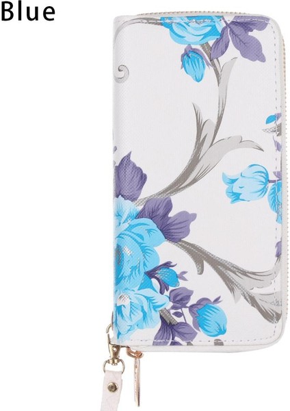 1 * Moda Çoklu Kart Deri Kadın Çanta Gül Baskı Cüzdan Kart Çanta Cep Telefonu (Yurt Dışından) fiyatları