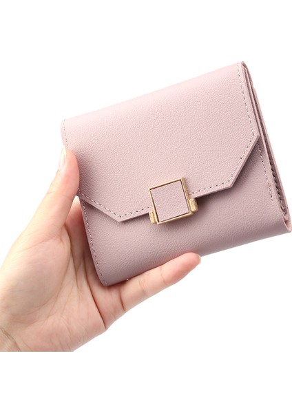 Kadın Cüzdan Deri Küçük Moda Bayan Kart Tutucu Para Çantası Kadın Cüzdan Cep Çanta Kısa Bozuk Para Cüzdanı Fermuar Debriyaj (Yurt Dışından) fırsatları