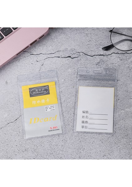 10 Adet Pvc Plastik Rozet Tutucu Cüzdan Kımlık Kartı Tutucu Klip Ofisler Için Okul Sergi Banka Kartı Rozeti Tutucular Kırtasiye Kaynağı (Yurt Dışından)