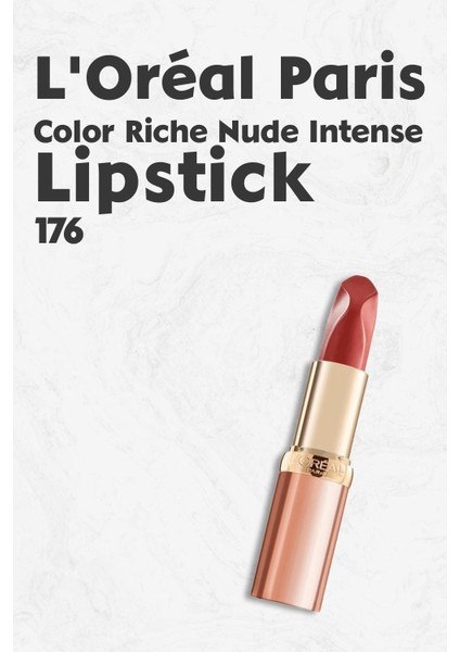 Loreal Paris Color Riche Lipstick Nude Intense 176
