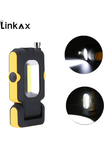 Est 1 Adet Süper Parlak Ayarlanabilir LED Çalışma Işığı Muayene Lambası El Feneri Manyetik Kamp Çadırı Fener Mıknatıs ile (Yurt Dışından) fiyatları