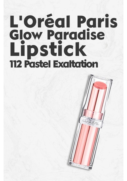 Loreal Paris Glow Paradise Lipstick 112 Pastel Exaltation