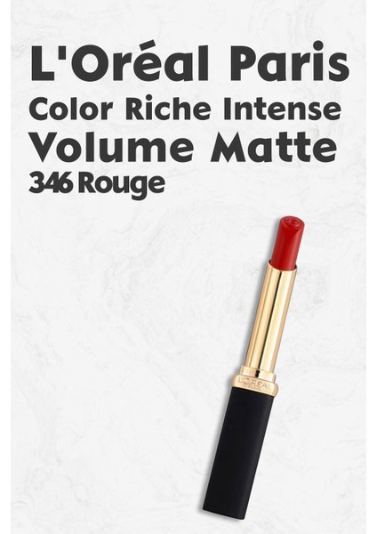 Loreal Paris Color Riche Intense Volume Matte - 346 Rouge Determination