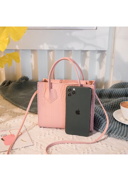 Kadınlar Yeni Moda Pu Crossbody Çanta Bayanlar Kızlar Katı Renk Parti Sokak Omuz Çantaları Çanta (Yurt Dışından)