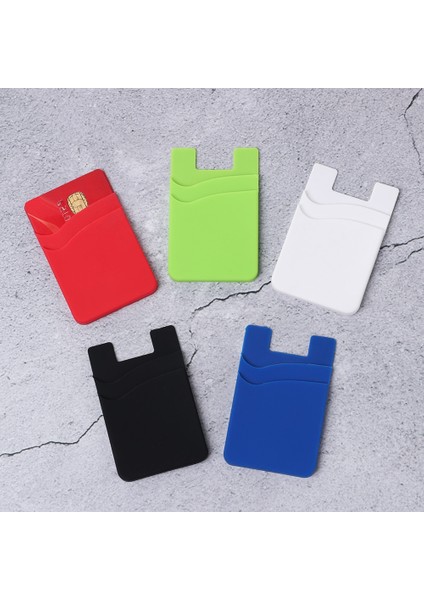 1 Adet Silikon Cep Telefonu Arka Kartlıklı Cüzdan Yapışkanlı Nakit Kimlik Yumuşak Yapışkanlı Telefon Kartı Tutucu Mobil Aksesuarları (Yurt Dışından) fiyatları