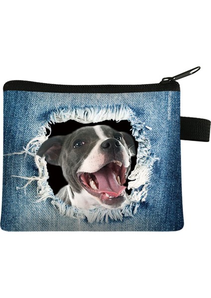 Sevimli Pet Köpek Kedi Kadın Bozuk Para Cüzdanı Yavru Yavru Mini Cüzdan Bayanlar Moda Ruj Saklama Torbaları Kızlar Anahtarlık Para Çantası (Yurt Dışından) fiyatları