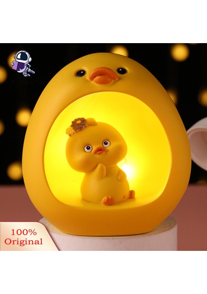 Grebest Ördek LED Işık Pille Çalışan Hayvan Ördek LED Gece Lambası Masa Süsleme (Yurt Dışından) fırsatları