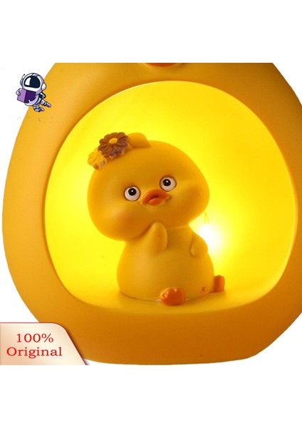 Grebest Ördek LED Işık Pille Çalışan Hayvan Ördek LED Gece Lambası Masa Süsleme (Yurt Dışından) indirimleri