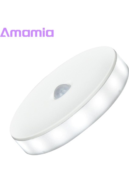 Amamia LED Indüksiyon Lamba Parlamayan Kızılötesi Otomatik Açma/kapama Hareket Sensörlü Gece Lambası (Yurt Dışından)