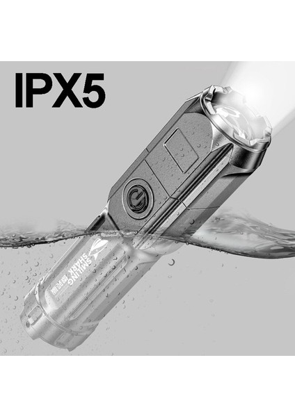 Çok Fonksiyonlu Parlak LED El Feneri Pil Gücü Şarj Edilebilir Güçlü Odaklama Işığı Flaş Işığı Yakınlaştırma Xenon Forces Torch (Yurt Dışından) indirimleri