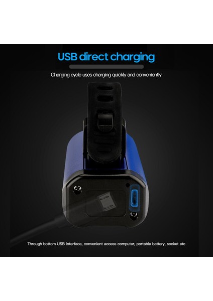 5W Xpg Alüminyum Kabuk Bisiklet Işığı USB Şarj Edilebilir LED Işık Yüksek Kaliteli El Feneri Bisiklet Far Ön Işık Aşınma Özelliklerine Sahip Su Geçirmez (Yurt Dışından) fiyatları