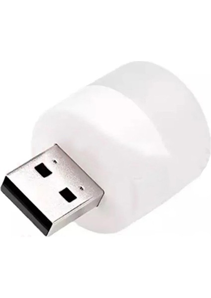 Güncelçarşı 6 Adet Taşınabilir USB Mini LED Lamba, Mini Gece Lambası, Kitap Okuma Lambası, Loş Ortam Işığı