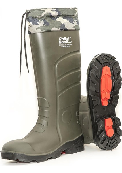 Galaxy Vega Koyu Haki - Yeşil Boğazlı Çizme