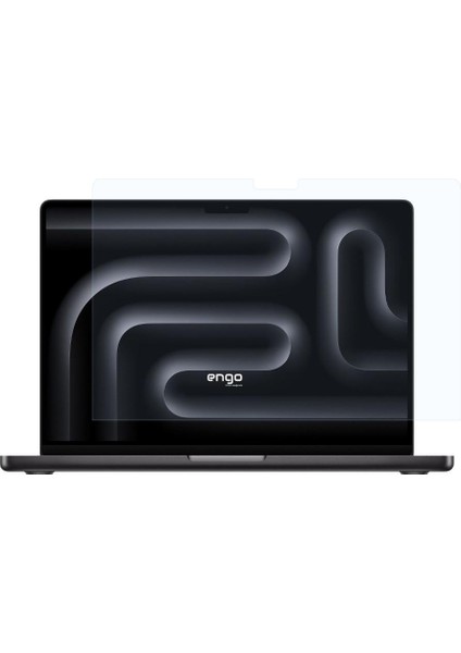 Apple MacBook Pro 14.2 Inç M3 Pro Ekran Koruyu 16:10 Şeffaf