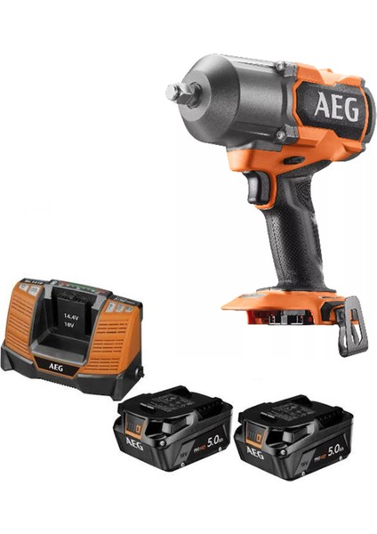 Aeg Bss 18HTF12BL-502C Darbeli Somun Sıkma 18V (2x5.0 Ah)