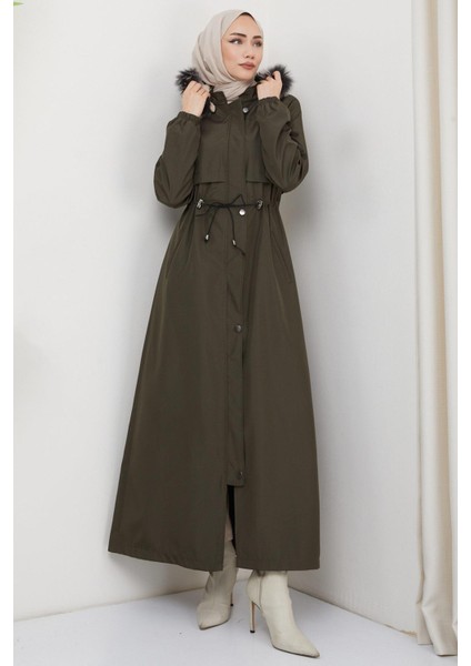 Içi Kürklü Tam Boy Bondit Mont Haki HM2331 fırsatları