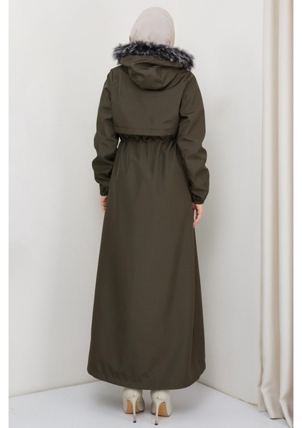 Içi Kürklü Tam Boy Bondit Mont Haki HM2331 indirimleri