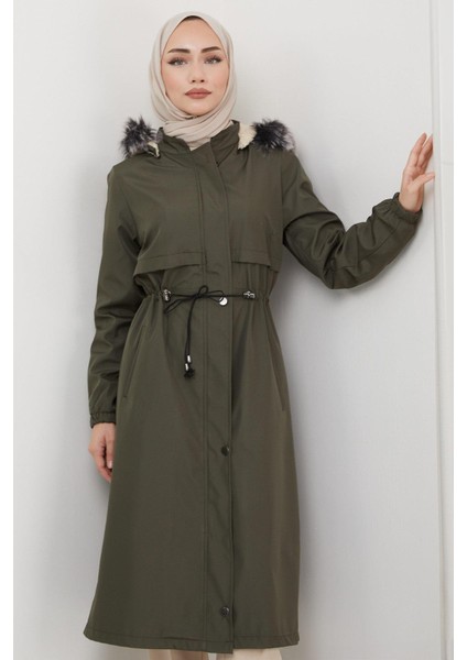 Allerli Içi Kürklü Bondit Mont Haki HM2330 fırsatları