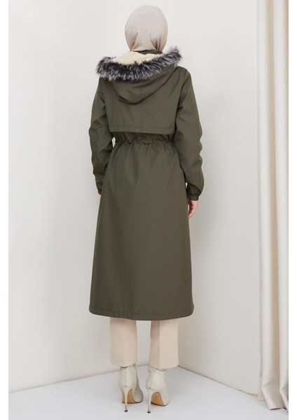 Allerli Içi Kürklü Bondit Mont Haki HM2330 indirimleri