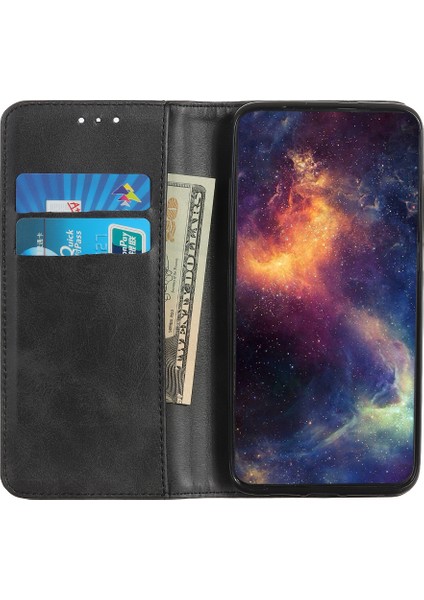 Samsung Galaxy S21 Ultra 5g Anti-Drop Cüzdan Stand Kabuk Şok Geçirmez Folio Flip Cover-Black Için Koruyucu Telefon Kılıfı (Yurt Dışından) modelleri